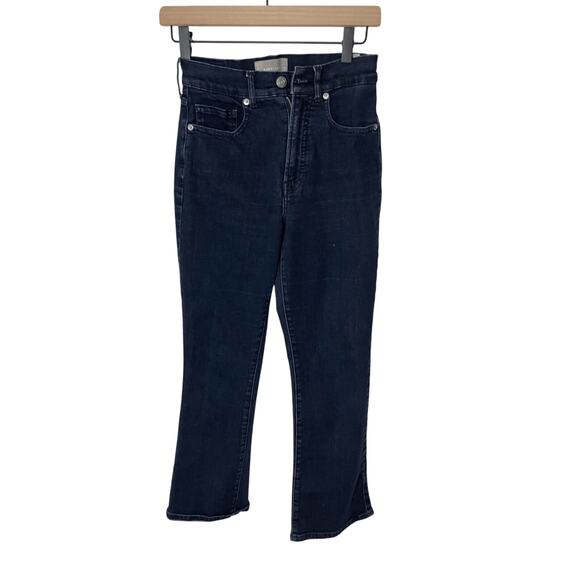 Everlane Authentic Stretch Slim BootCut Dark Wash Jeans Sz 26 Rodeo Cowboy - Picture 1 of 7